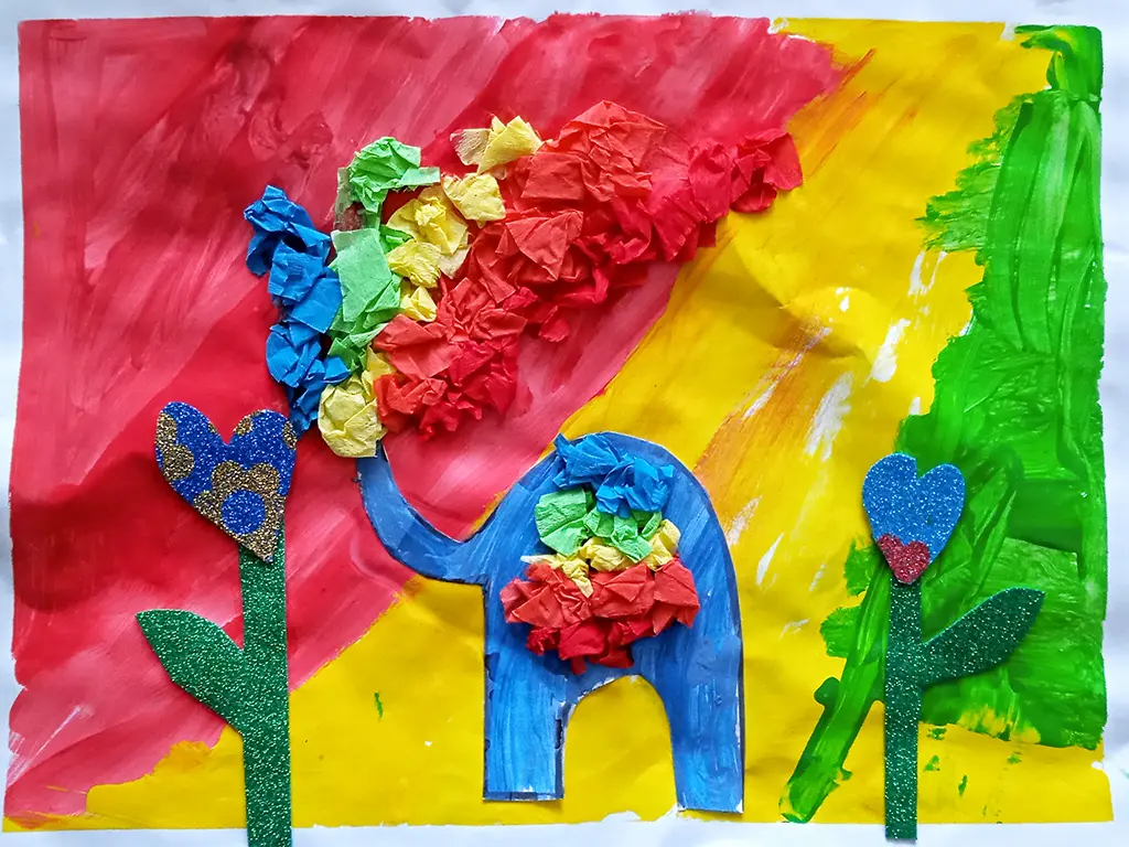 Timosha's picture 'Blue Elefant'