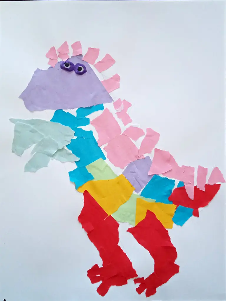 Timosha's picture 'Rainbow Dino'