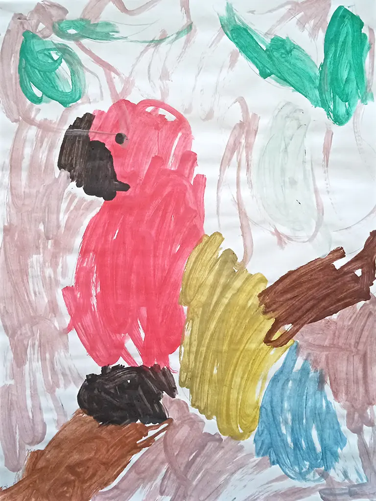 Timosha's picture 'Important Parrot'