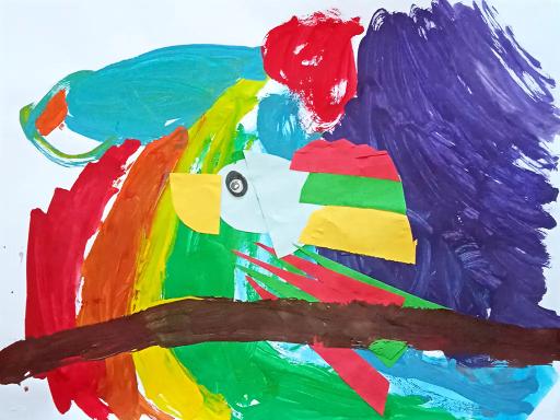 Timosha's picture 'Rainbow Parrot'