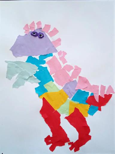 Timosha's picture 'Rainbow Dino'